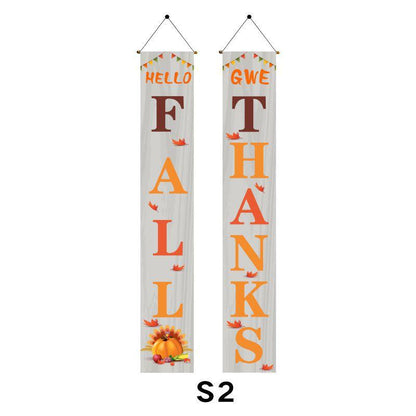 Thanksgiving Day Couplet Home Garden Door Decoration