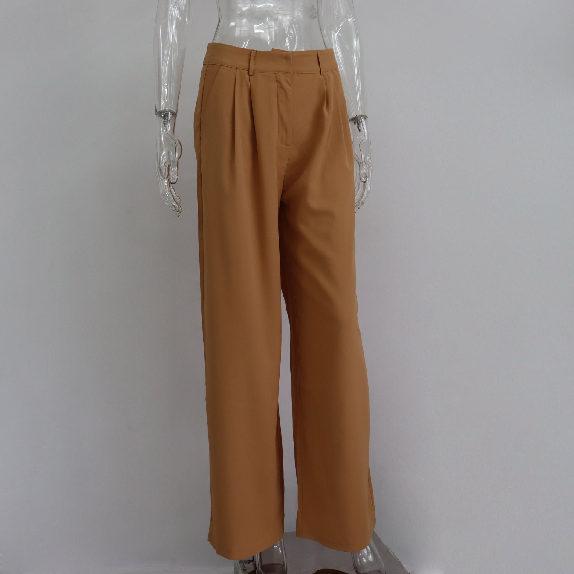Casual High Waist Women Wide Legs Pants