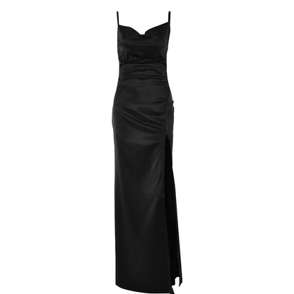 Sexy Backless Spaghetti Straps Evening Party Dresses