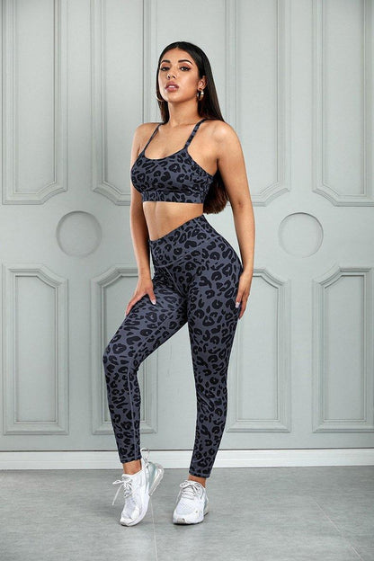 New Fashion High Waist Yoga Sports Suits-STYLEGOING