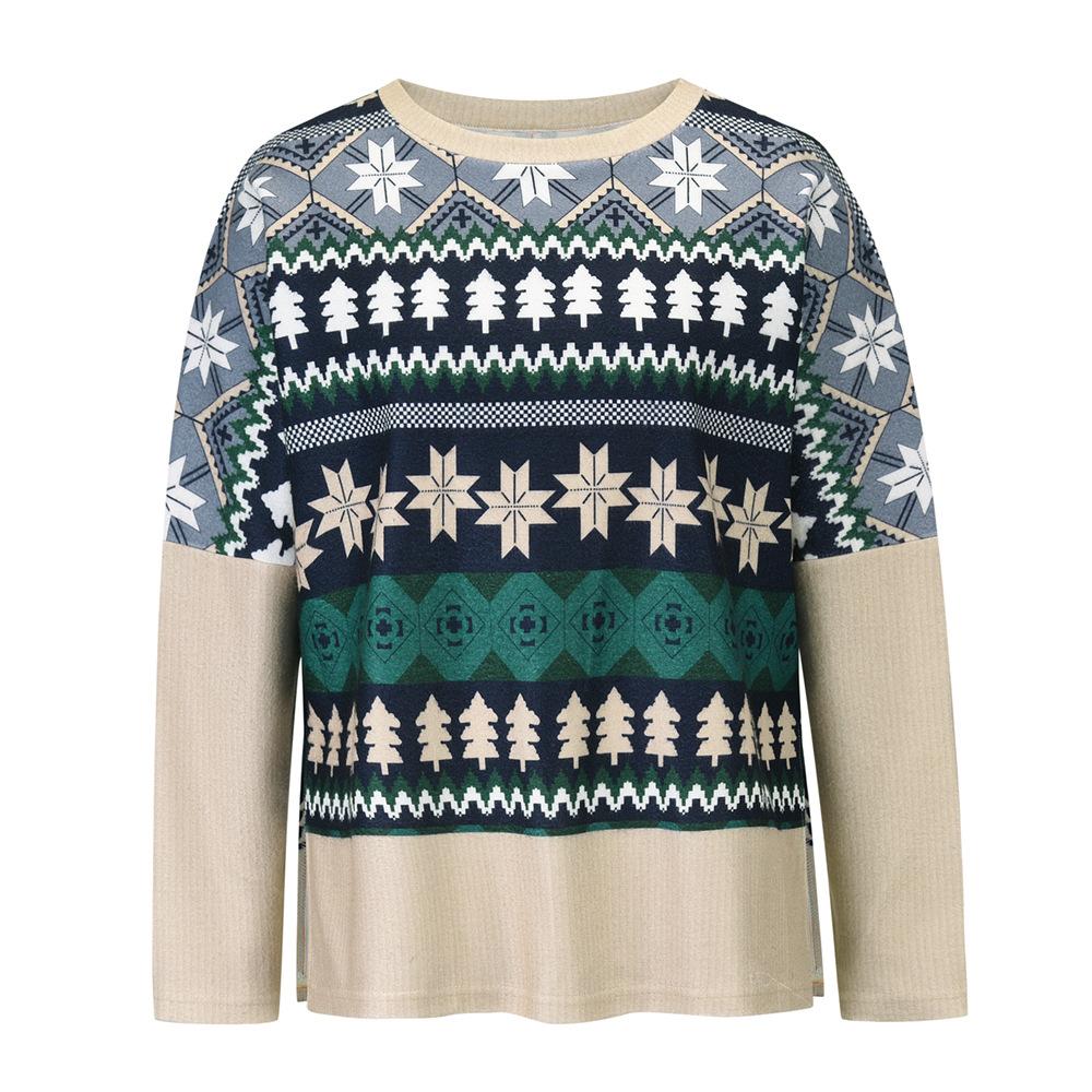 Christmas Long Sleeves Knitting Fall Sweater