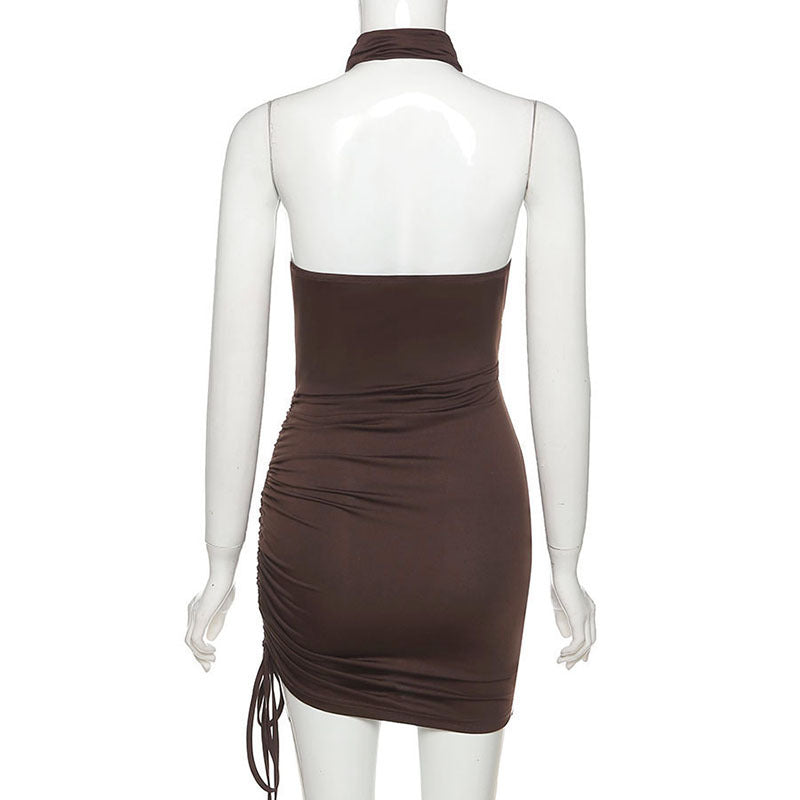 Sexy Halter Backless Summer Bodycon Dresses