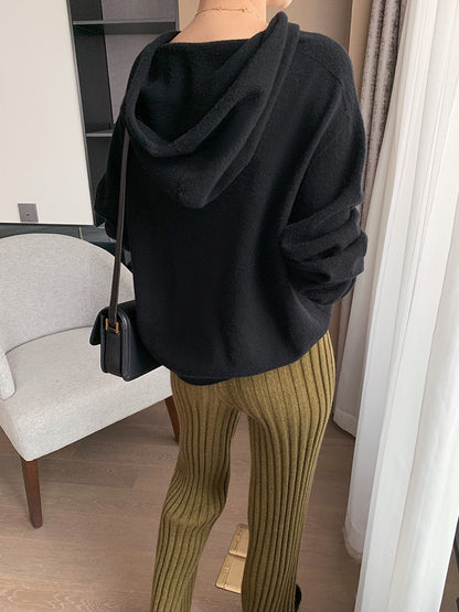 Fashion High Waist Knitting Winter Pants