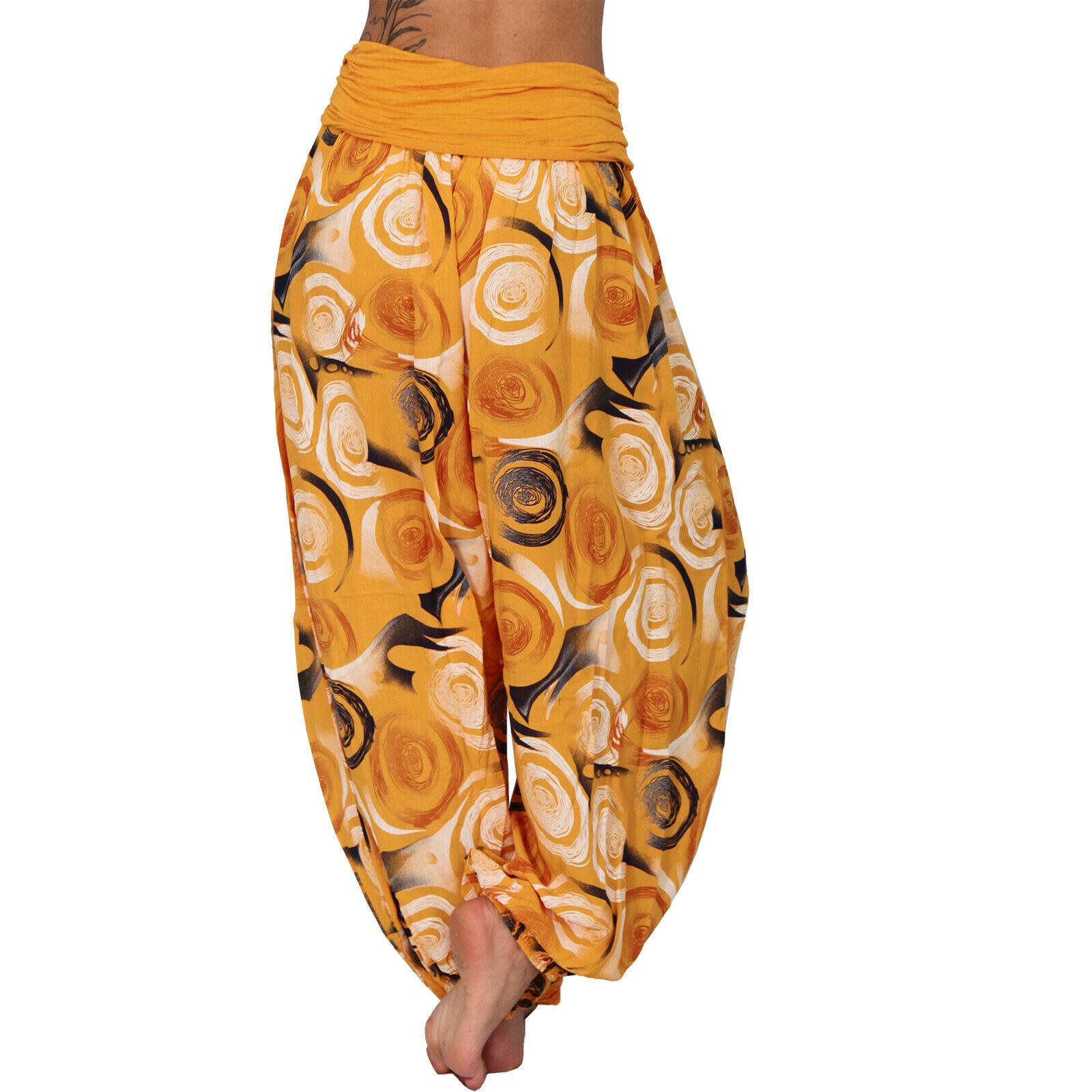 Casual Floral Print Women Harem Pants