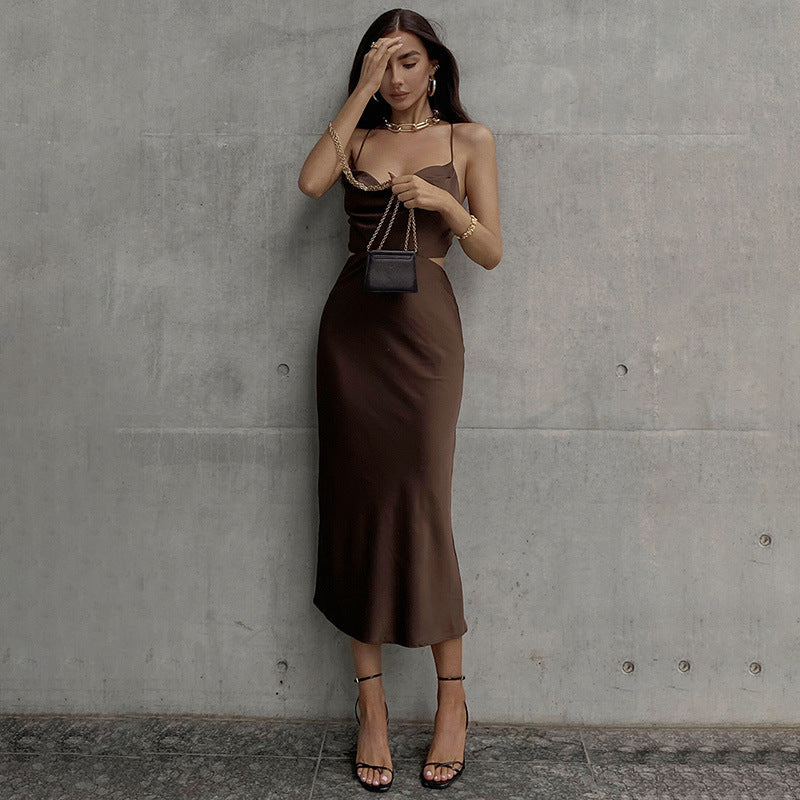 Sexy Backless Bandage Summer Slip Dresses