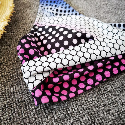Sexy Arrival Gradient Color Dot Print Bikini-STYLEGOING