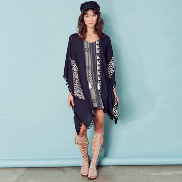 Boho Tassels Summer Holiday Bikini Cover Up Dresses