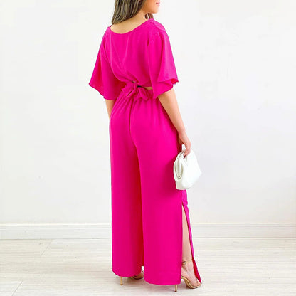 Casual Summer Wide Legs Women Suits