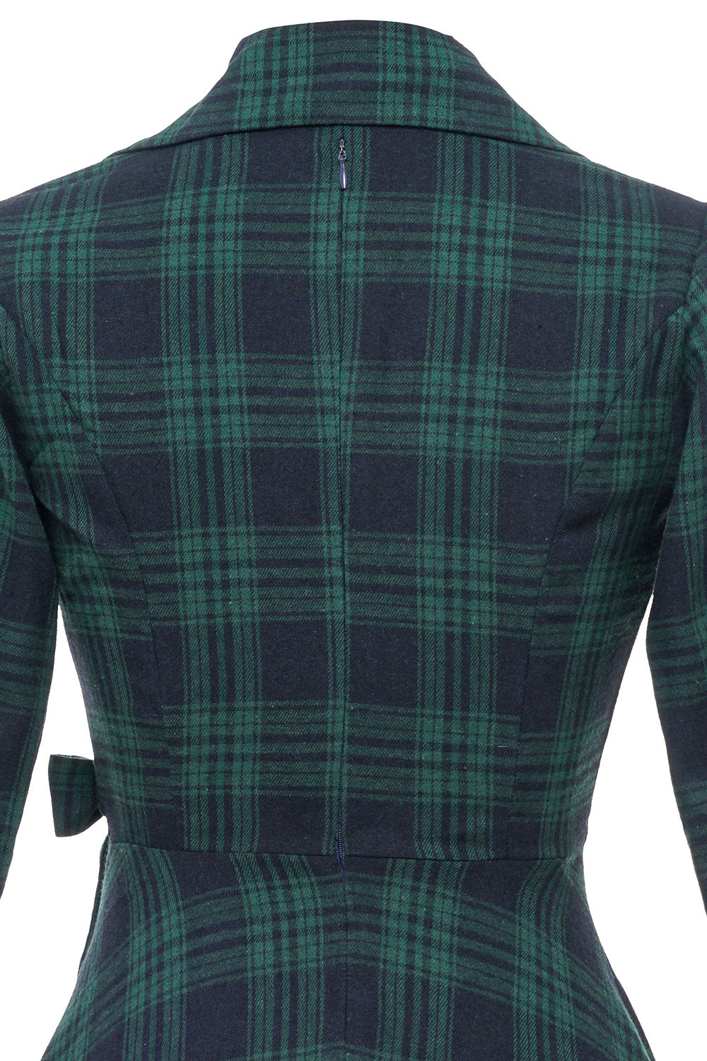Vintage Plaid Long Sleeves Blazer Women Dresses