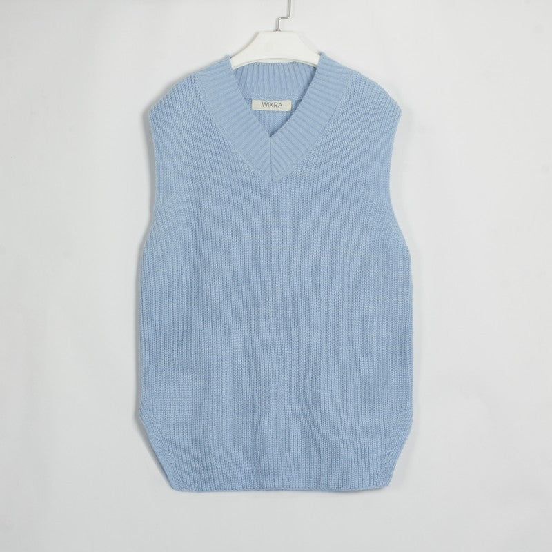 Women Sleeveless Knitted Vest