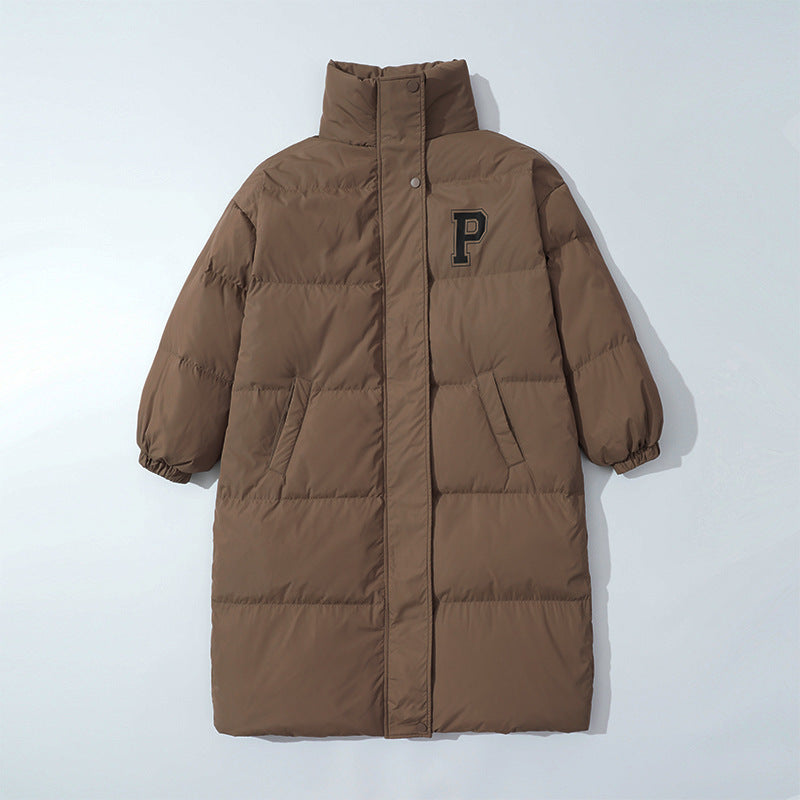 Casual Winter Long Down Overcoats for Women