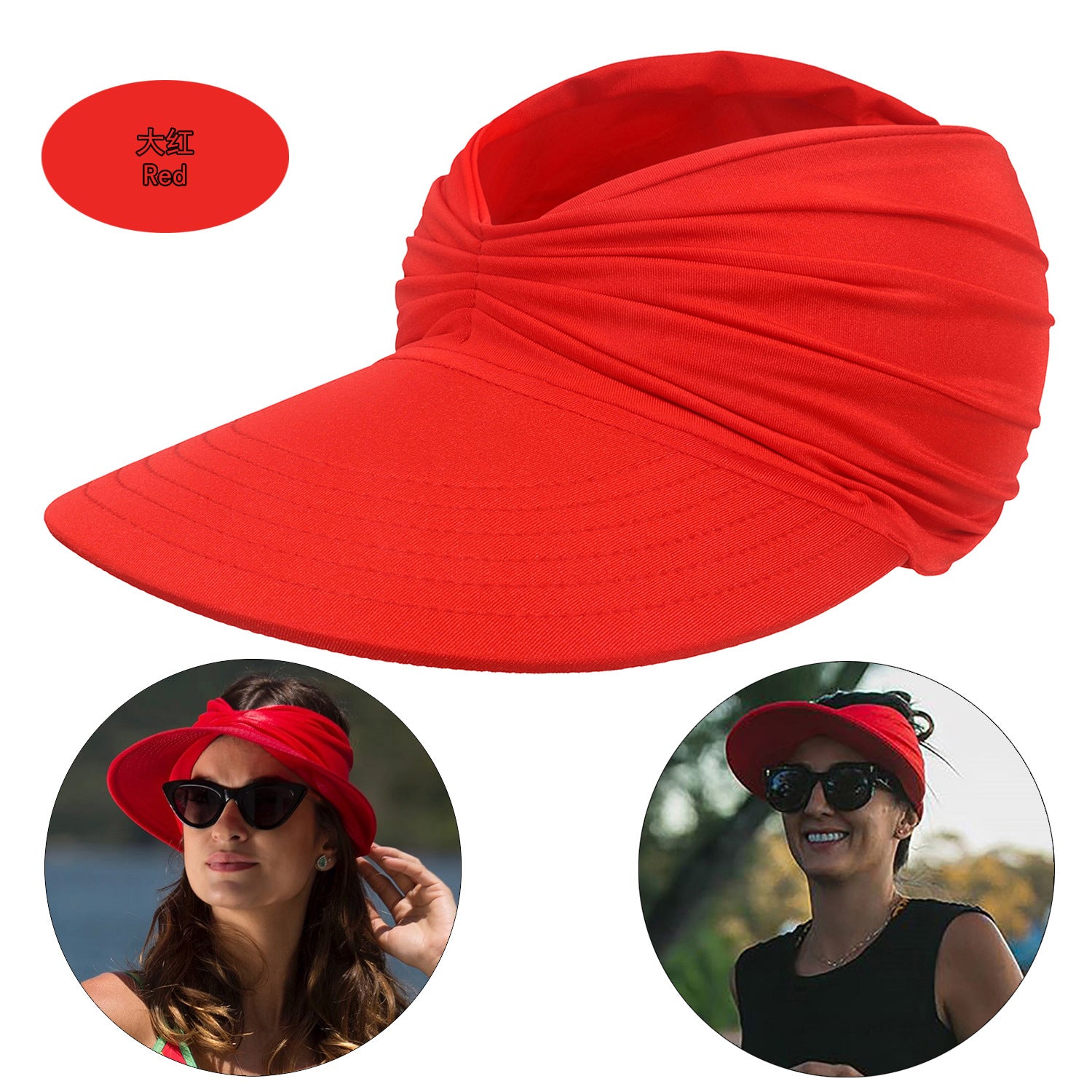 Summer Beach Sun Proof Outdoor Hats 2pcs/Set