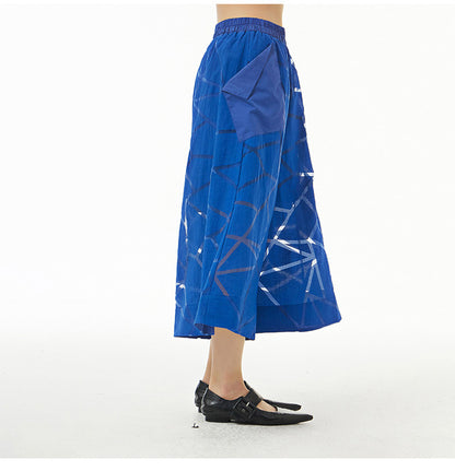 Summer Leisure Plus Sizes Wide Legs Pants