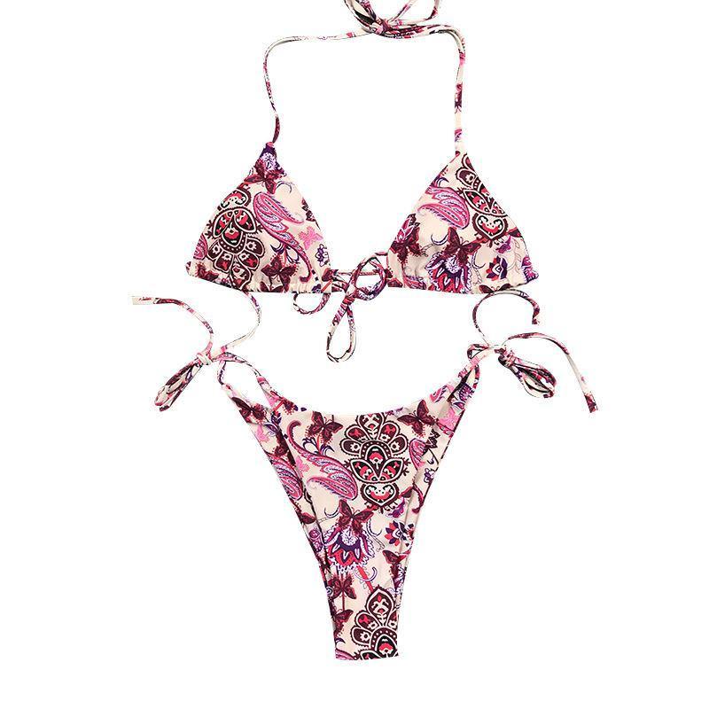 Women Sexy Butterfly Print Bikini Swimwear-STYLEGOING