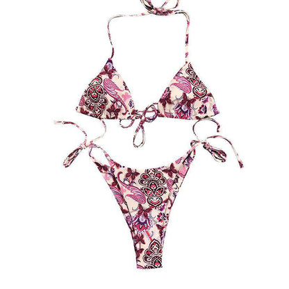 Women Sexy Butterfly Print Bikini Swimwear-STYLEGOING