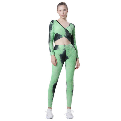 Sexy Dyed Sports Yoga Suits for Women