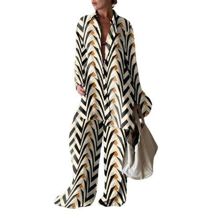 Casual Summer Holiday Long Sleeves Suits for Women