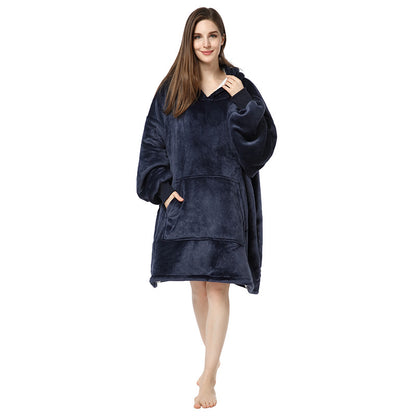 Plus Sizes Warm Hoodies Sleepwear for Couple