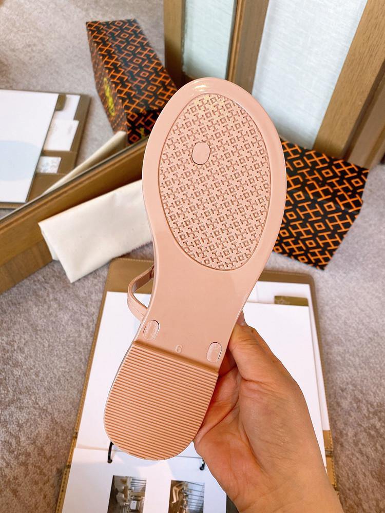 Women Beach Foot Clip Metal Button Flat Heel-STYLEGOING
