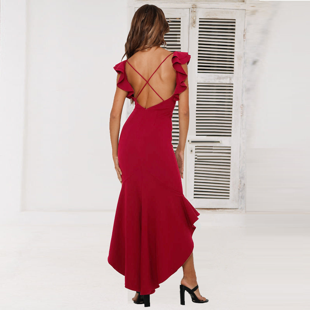 Sexy Backless Women Party Mermaid Dresses