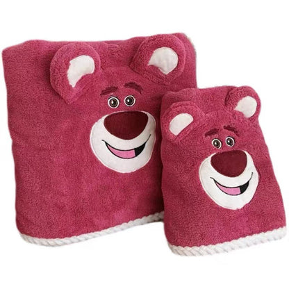 Animal Design Fast Drying Towel and Bath Towel Sets