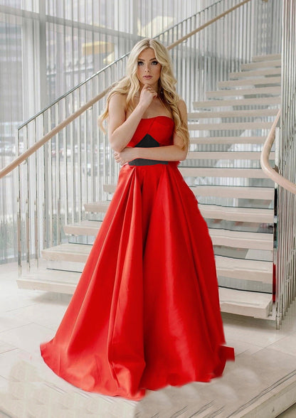 Sexy Strapless Bridesmaid Dresses