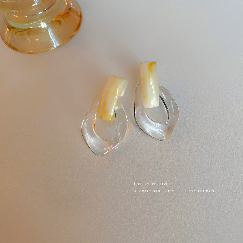 Acrylics Geometry Shaped Vintage Women Earrings