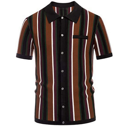 Striped Summer Striped Men T Shirts