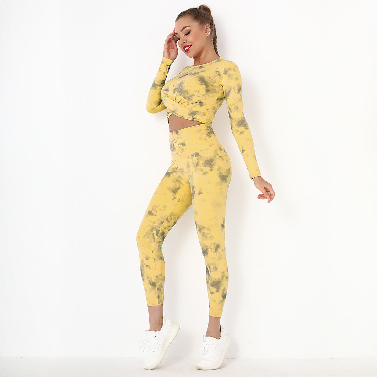 Sexy Elastic Air Breathable Sports Suits