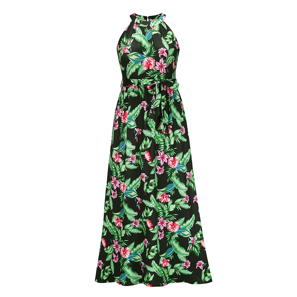 Summer Halter Beach Boho Long Dresses