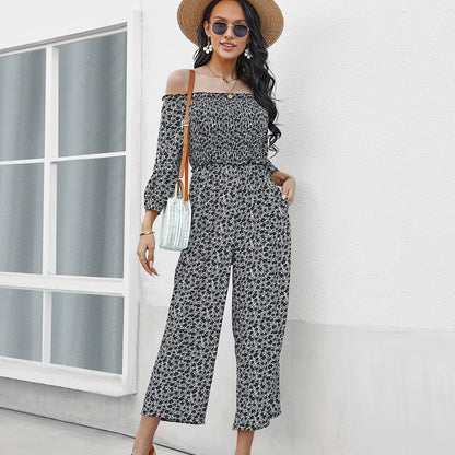 Fashion Off The Shoulder Women Jumpsuits Rompers