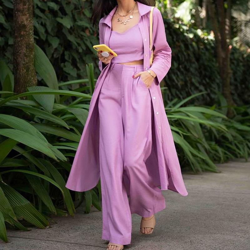 Fall Leisure Women Three Pieces Outfits-STYLEGOING