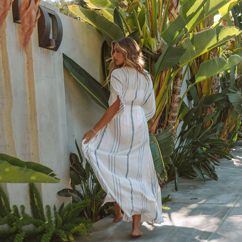 Summer Cotton Irregular Beach Bikini Cover Ups