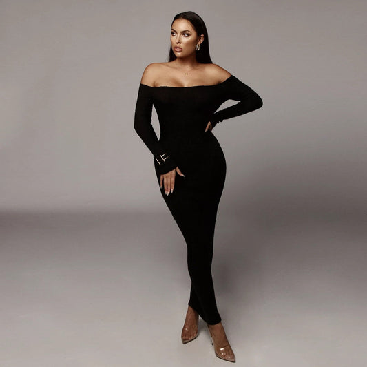 Sexy Off The Shoulder Backless Long Dresses