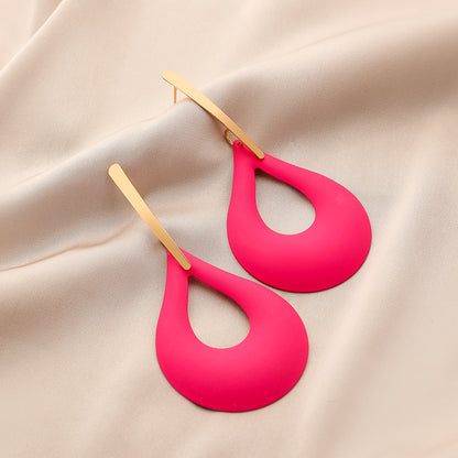 Fashion Geometry Design Women Drop Earrings