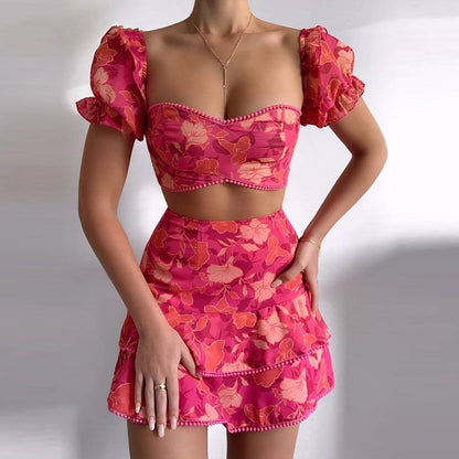 Sexy Designed Two Pieces Women Dress Suits
