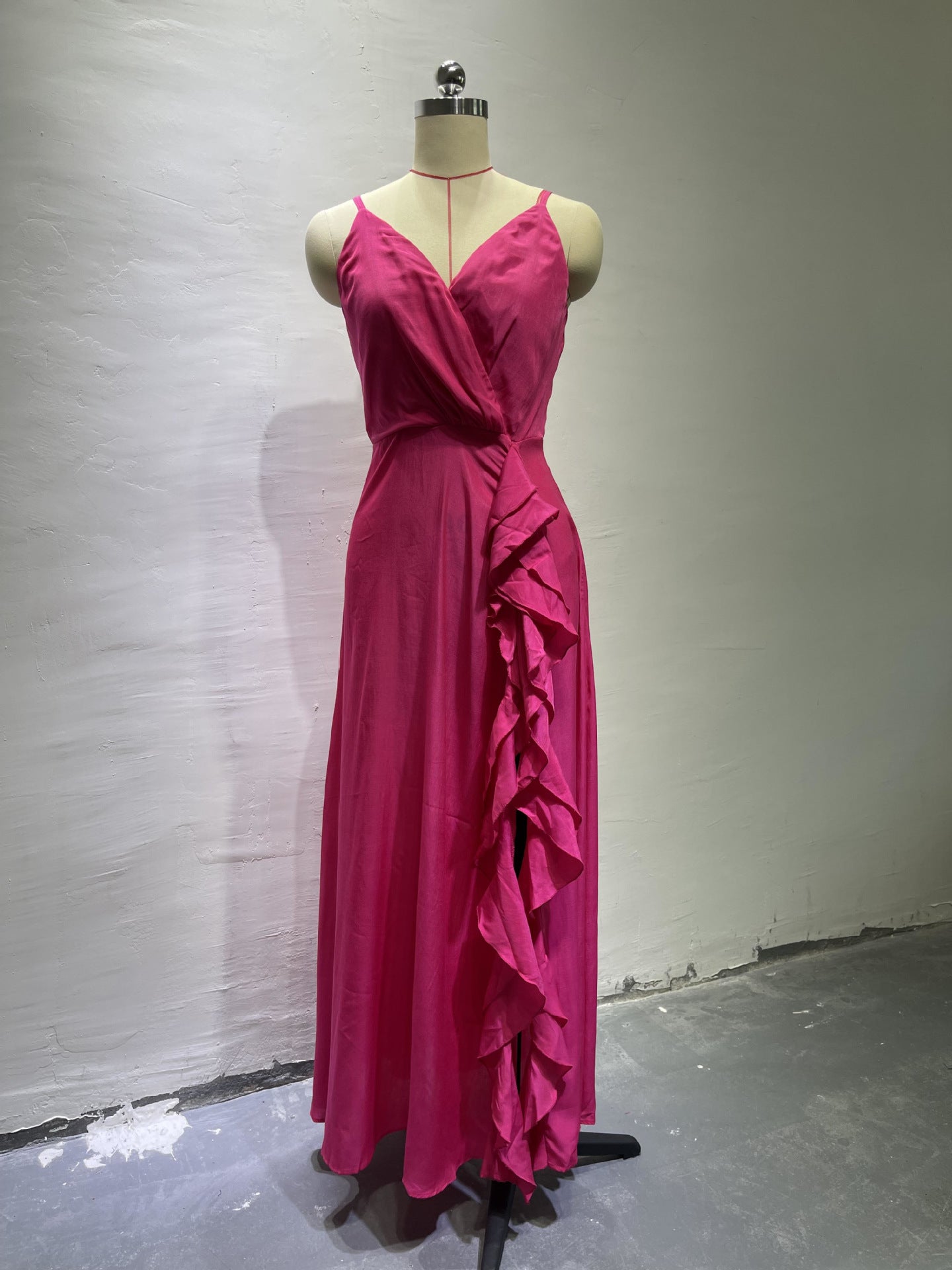 Summer High Waist Ruffled Long Dresses for Women