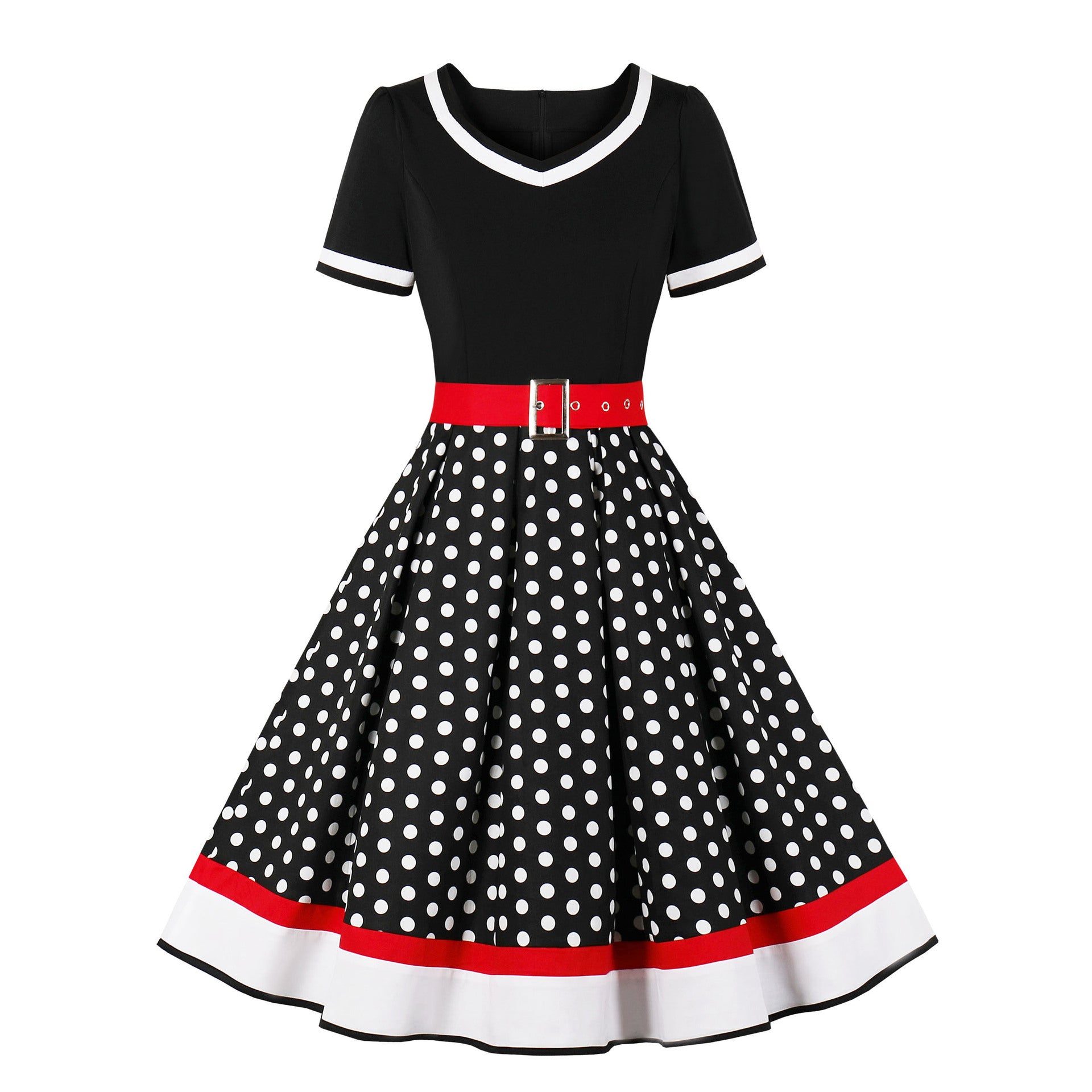 Retro Floral Print Ball Dresses