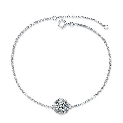 Simple Design Sterling Silver Bracelet