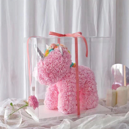 Lovely Pink Rabbit Unicorn Bear Design Gifts for Valentine's Day