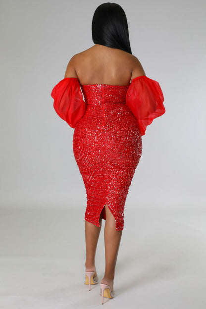 Sexy Off The Shoulder Sheath Tight Dresses
