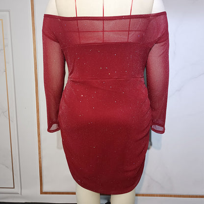 Sexy High Waist Plus Sizes Women Party Dresses