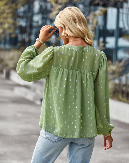 Casual Women Long Sleeves Blouses