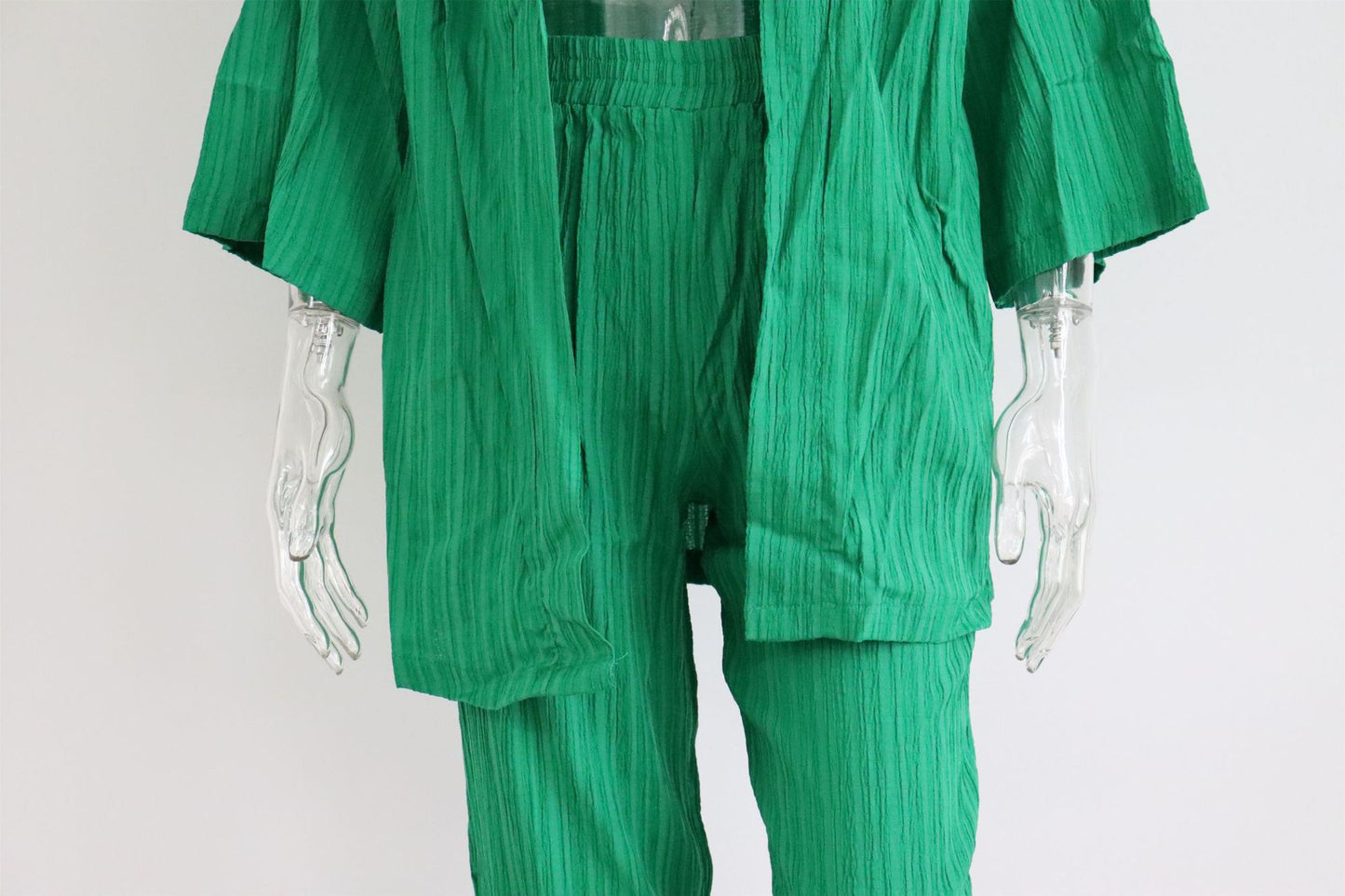 Casual Long Sleeves Tops & Wide Legs Pants Women 2Pcs Sets