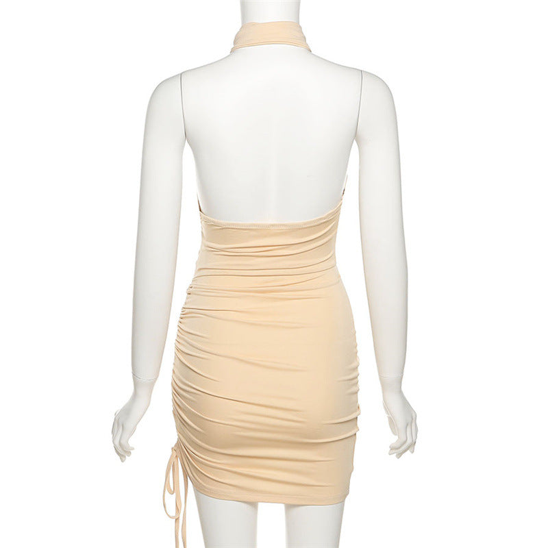 Sexy Halter Backless Summer Bodycon Dresses
