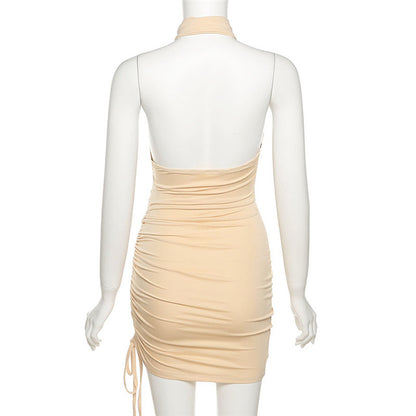 Sexy Halter Backless Summer Bodycon Dresses