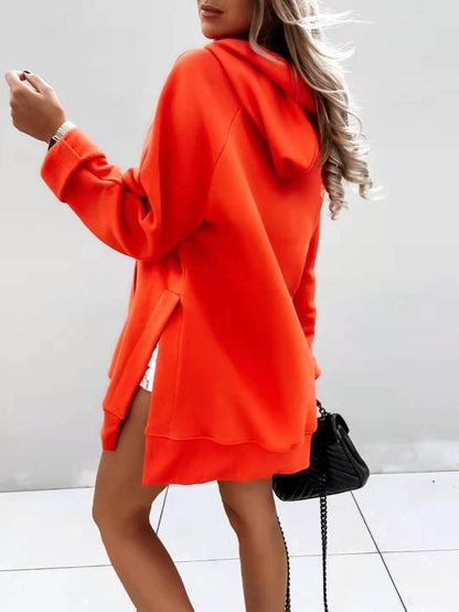 Leisure Drawstring Autumn Hoodies with Hat