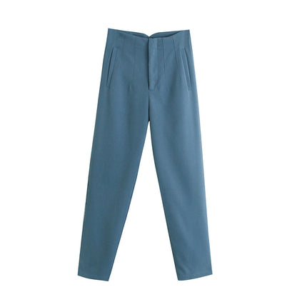 Elegant High Waist Summer Slim Casual Pants for Women