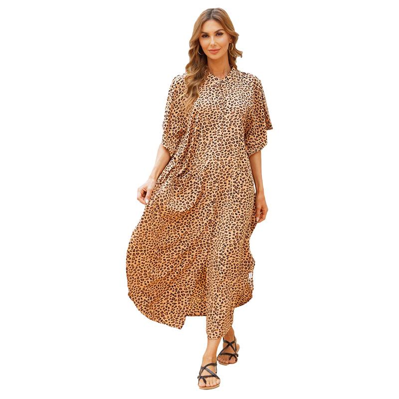 Women Summer Beach Loose Holiday Dresses-STYLEGOING