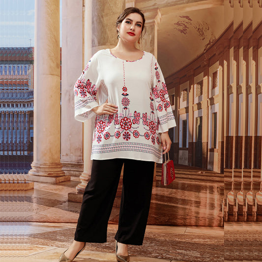Elegant Plus Sizes Women Tops